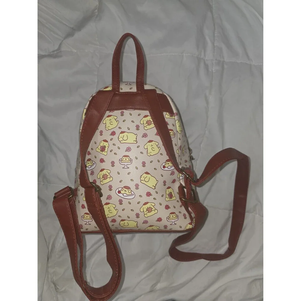 Loungefly Hello kitty pompompurin pudding mini backpack bookbag purse tote bag!